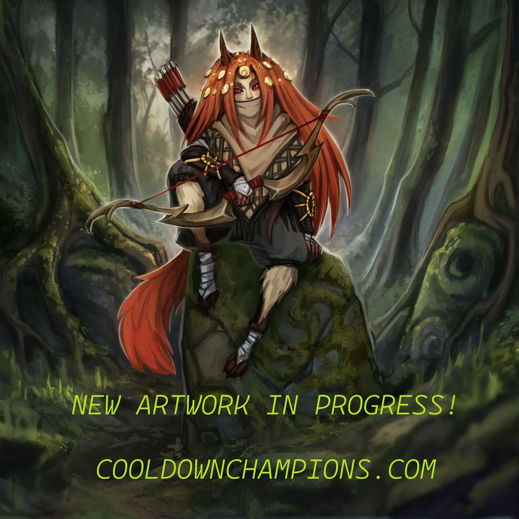 Cooldown Champions New Character Artwork in Progress